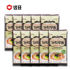 예이니식품 샘표 그때그추억 가락우동 10개(103gx10개) 국수사리비빔멸치잔치김치, 103g, 10개