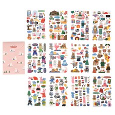 Dailylike My Buddy 12款貼紙組, 混色, 1組