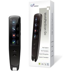 PenPower WorldPenScan Go | 음성 리더 펜으로 텍스트 크롬북 PC 맥북 데스크톱으로 스캔 난독증 ESL 및 문해력 보조 소프트웨어, Standalone Use_Black