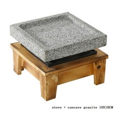 라클렛 치즈 그릴 raclette 미니 슬레이트 바베큐 화강암 스테이크 베이킹 팬 단열 스토브 테이블 바비큐 일본 요리 락 42, 빨간, 1개