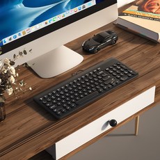 bow 휴대용 무선키보드 초콜릿무정오피스 유선마우스세트 노트북 USB외부 링크