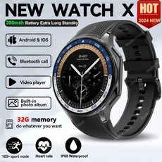 AMOLED 스마트워치 3D 서라운드 비전 4GB 대용량 IP68 남성 OPPO Watch X용 TWS 신제품