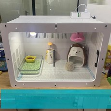 친칠라 햄스터 애완 동물 케이지 집 둥지 접이식 미니 열 제어, 1개