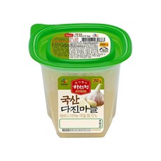 [써니마트][냉장] CJ 다담 다진마늘 250g, 1개