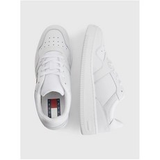 TOMMY JEANS ESSENTIAL RETRO CUPSOLE BASKETBALL SNEAKERS EN0EN01723YBR White