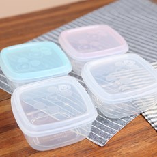SILIYA 실리콘 다용도 용기 밥팩 4P SET, 1개