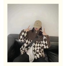 다이아몬드 [양털 뽀글이 가방포함 아우터]