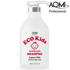 아오미 에코 키즈 유아 샴푸 500ml 저자극 두피진정, 에코키즈_샴푸_500ml