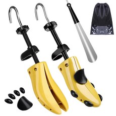 JJDPARTS 신발 스트레처 4방향 신발 확장기 와이드너 신발 트리 익스텐더 여성 남성용 (S 여성용 미국 사이즈 5.5-10 옐로우) S 여성용 미국 사이즈 5.5-10 옐