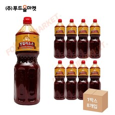 푸드올마켓_ 레벤 핫칠리소스 2kg 한박스 (2kg x 8ea), 8개