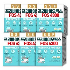 순수식품 프리바이오틱스 FOS4300 6박스(180포) 아연 프락토올리고당, 5g, 180개