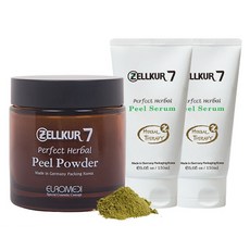 [zellkur]약초필링 대용량덕용세트 셀프 홈케어 얼굴필링, 필파우더50g+필세럼150ml_29030873