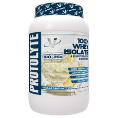 브이엠아이스포츠 웨이 아이솔레이트 + 일렉트러라이트 & 엔자임, 740g, 바닐라 케이크 배터(Vanilla Cake Batter)