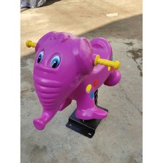 스프링 목마 유아용 유치원 키즈목마 말타기 실내, 코끼리, 1개