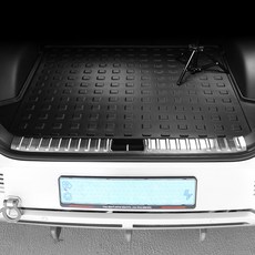 튜모 아이오닉5 튜닝 트렁크 가드 내부 기스방지 보호커버 트렁크 몰딩, 블랙