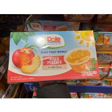 dole 돌 아이스 복숭아 컵 11gx16 코스트코, 16개