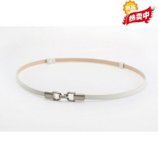 others 여성 장식 가 는 벨트 에 스커트 셔츠 를 매치 하 다 패션 백 스타일 리 얼 가죽 무결 점 허리 흰색 82cm