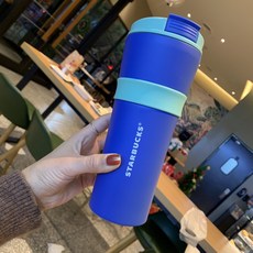 onse 스타벅스 파스텔 빨대 텀블러, 500ml, 스카이블루