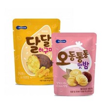 베베쿡 달달하구마 60g+오동통통맛밤 50g (총 2개), 혼합