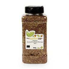 Buy Whole Foods Organic Ground Linseed (Storage Jar) 460g null, 1개 - 오가닉스포리지