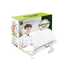 케이메이트 마스크린 심플라이트S[화이트](본체)플라스틱투명마스크/업소용마스크