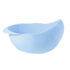 식품 등급 플라스틱 쌀알 콩 세척 필터 여과기 녹색 핑크 색상, 1개, 1.Nordic Blue