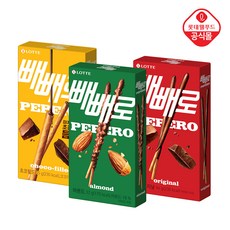 롯데제과 혼합 빼빼로 30갑(초코+아몬드+누드 각10갑), 1세트, 1세트