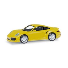 Herpa 28615-003 포르쉐 911 터보 (991) Racing Yellow 자동차모형 미니카 1:87 사이즈