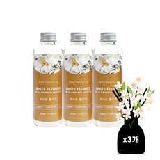 아로마코 리필 디퓨저, 화이트플라워, 200ml, 3개