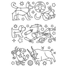 정품글라스데코 스티커 겨울철 별자리 야광 글래스데코 미술 공작용 글라스테코;ah;+nas*OK, [-옵션:상품선택-]