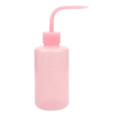 속눈썹 세척병 다육질 물주기 속눈썹 연장 도구를 위한 실험실 스퀴트 타투병 플라스틱 압착병, 분홍색, 1개
