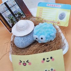 반려돌 키우기 소원돌 펫스톤 장식품 인테리어 선물 소품, 1개, 상세페이지 참조