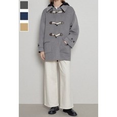리스트 울 혼방 더블 하프 코트172742