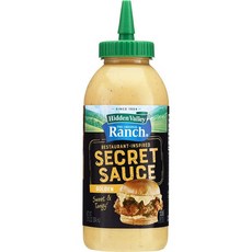 히든밸리 랜치 시크릿 소스 햄버거소스 골든 Sweet & Tangy Hidden Valley 354ml 4팩, 4개