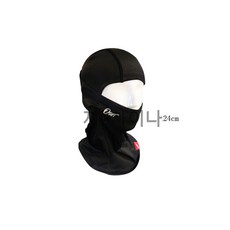 지9차이나 스키 양털 마스크 방풍 방한 반다나, 검정