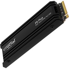 Crucial 크루셜 Critical P5 Plus 2TB Gen4 NVMe M.2 SSD 내장 게임용 SSD(Heatsink 포함) Playstation 5(PS5)와 - 최대, 2TB _P5 Plus W/Heatsink