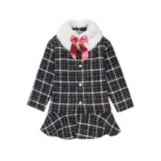 쁘띠앙팡체크코트