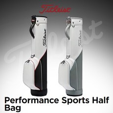 [아쿠쉬네트코리아정품] 2023 타이틀리스트 퍼포먼스 스포츠(PERFORMANCE SPORTS) 하프백[TB22PSHBK], 화이트／블랙／다크레드