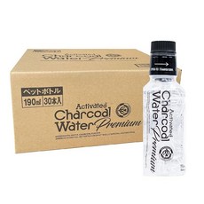 류큐 프론트 액티브 차콜워터 프리미엄 190ml×30개 세트, 30개, 190ml