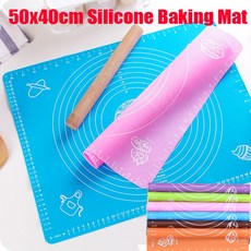 50x40cm 비 스틱 실리콘 베이킹 매트 반죽 매트 쿠키에 대 한 오븐에 대 한 실리콘 매트 Fondant 생 과자 주방 Bakeware 요리 도구|베이킹 매트&라이너|, 단일, 1개, 초콜렛