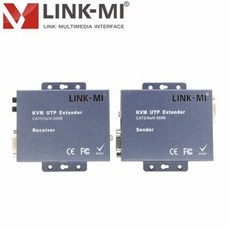 [해외] LINKMI KVM EXTENDER OVER UTP RJ45 CAT5 CAT5E CAT6 케이블 USB 입력 및 비디오 포트 (최 3 M VGA 키보드 및 마우스), 상세내용표시, 상세내용표시