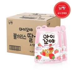 남양유업 남양 아이꼬야 불가리스 요거트볼 딸기맛 10봉, 10개, 17g, 상품명/불가리스 요거트볼 딸기맛 17gx10봉