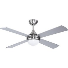 Ovlaim 조명 및 리모컨이있는 천장 선풍기 조용하고 현대적인 타이머 DC 모터 LED 조명 91.5cm 여름 겨울에 적합 은색, 122 cm silver 독일직구