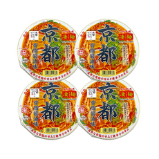 일본 뉴터치 스고멘 교토 세아부라 쇼유 컵라면 124g (4개 묶음) 야마다이 라멘 국내배송, 4개