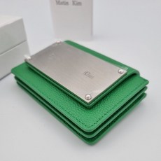 마뗑킴 아코디언 지갑 IN GREEN MK2400WL001MGN