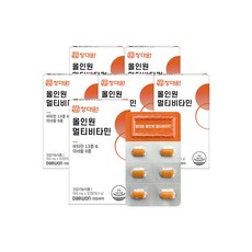 장대원 올인원 멀티비타민(총 6박스/6개월분), 6개, 16.5g/550mg/30정, 30정