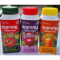 한국야쿠르트 100% 유기농 하루야채 350g 충족 L/A/B (라이코펜 안토시아닌 베타카로틴)/아이스배송