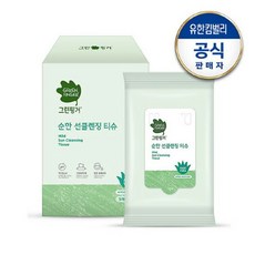 그린핑거순한선클렌징티슈5매x6개입