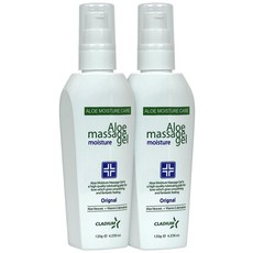 클라디움 알로에 모이스처 수용성 보습 마사지젤 펌프형, 120ml, 2개