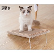 PIDAN PIDAN 고양이 평판형 스크래쳐 발톱 장난감, 1개, 브라운_240X438X10MM